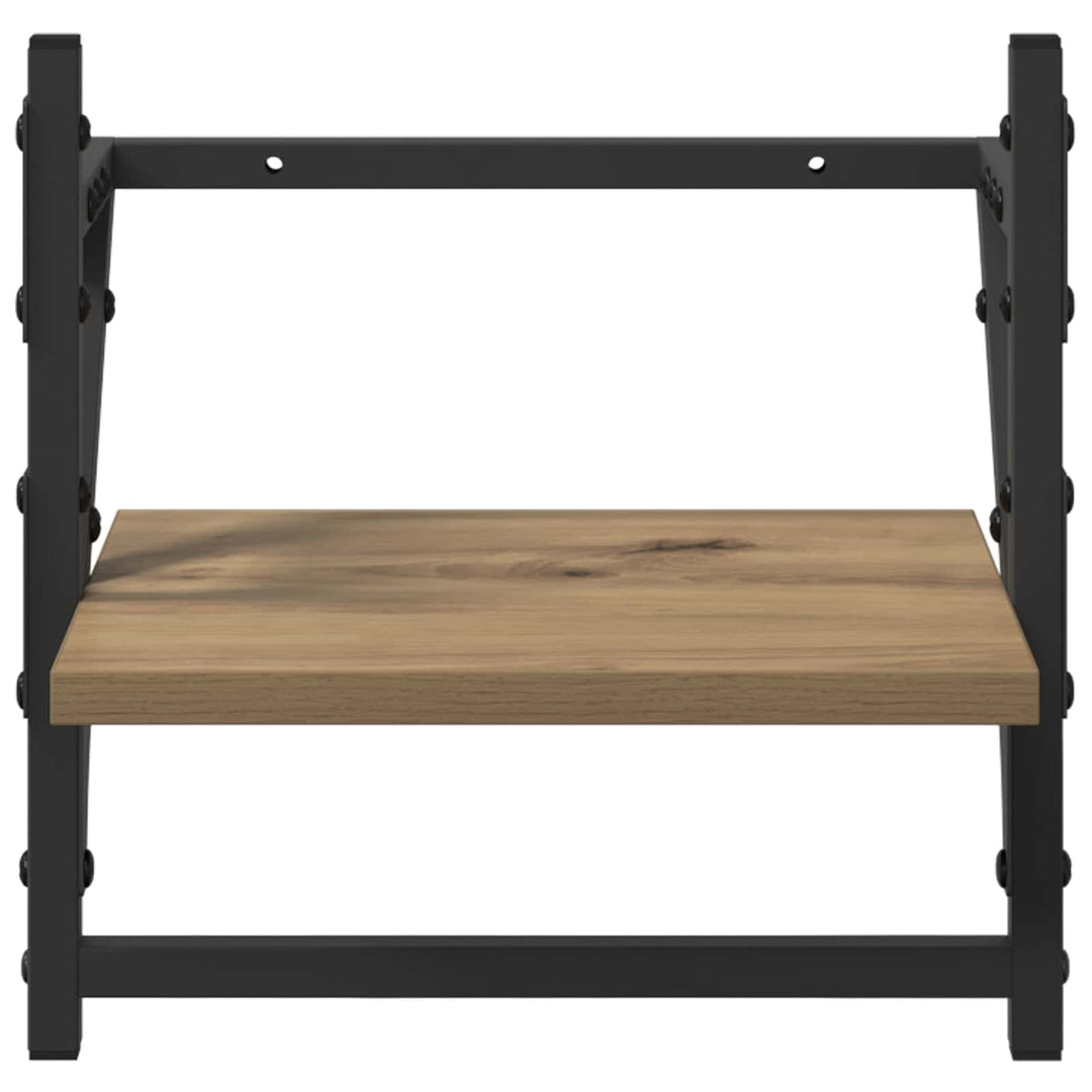 Væghyldesæt med hylde 6 pcs Artisan Egetræ 100 x 25 x 30 cm