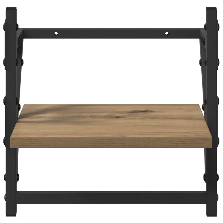 Væghyldesæt med hylde 6 pcs Artisan Egetræ 100 x 25 x 30 cm