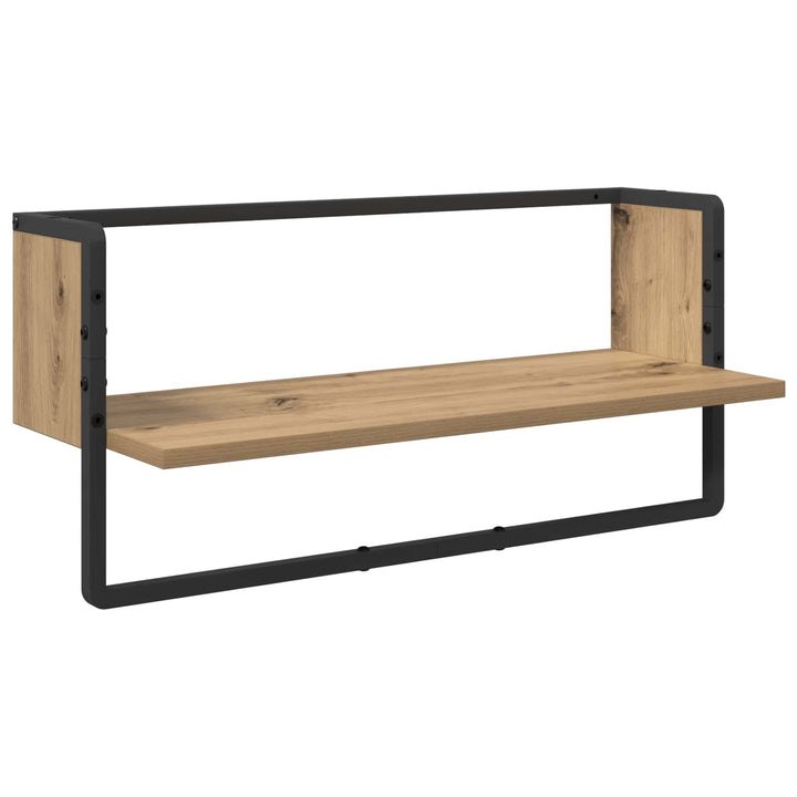 Væghyldesæt med hylde 6 pcs Artisan Egetræ 100 x 25 x 30 cm