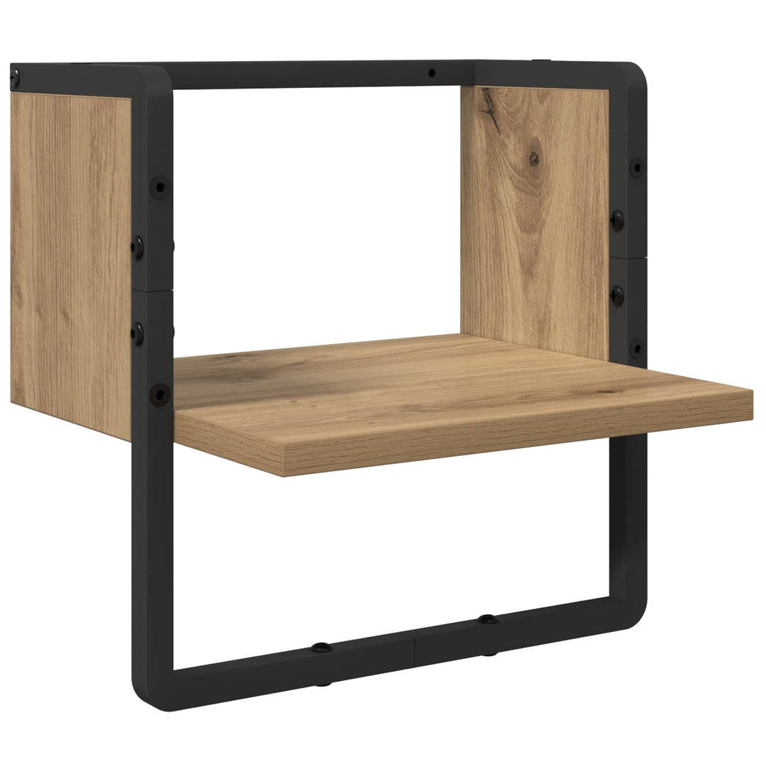 Væghyldesæt med hylde 6 pcs Artisan Egetræ 100 x 25 x 30 cm
