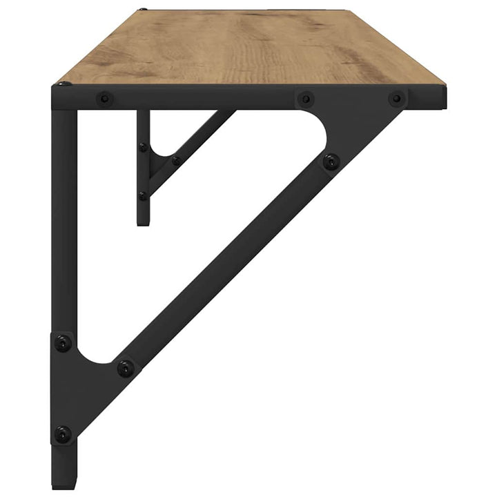 Væghylder Vægmonteret 2 pcs Artisan Egetræ 80 x 25 x 25,5 cm