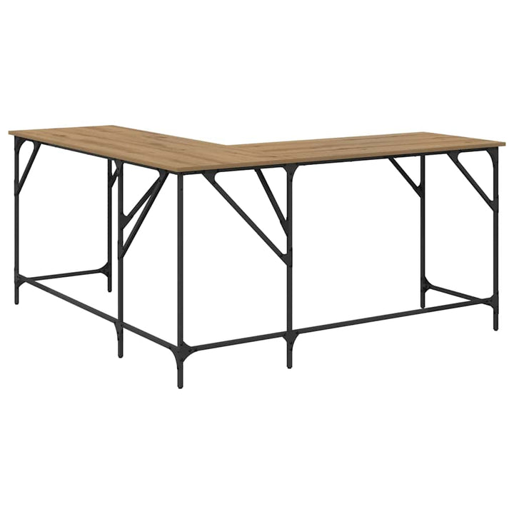 Bord Artisan Egetræ 149 x 149 x 75 cm Konstrueret træ
