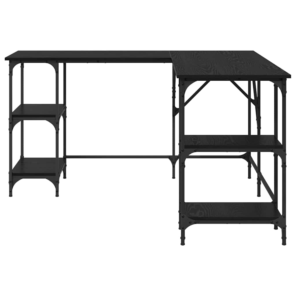 Bord Sort eg 139 x 139 x 75 cm Konstrueret træ
