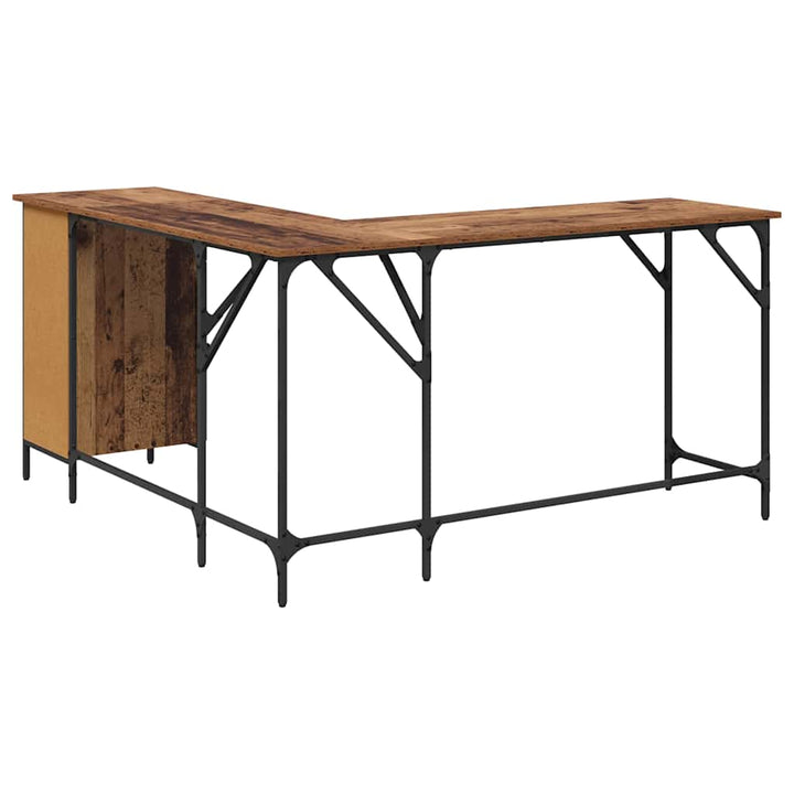 Bord Gammelt træ 141 x 141 x 75 cm Konstrueret træ