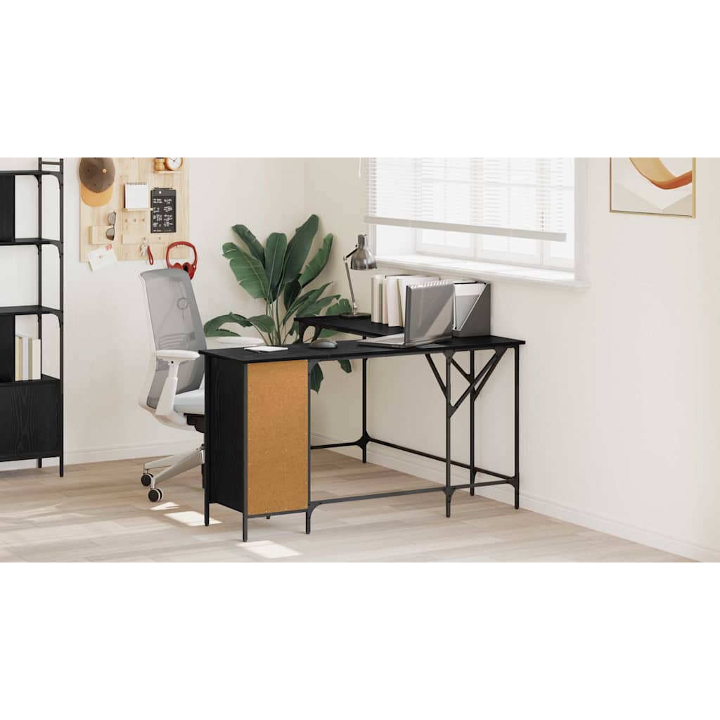 Bord Sort eg 141 x 141 x 75 cm Konstrueret træ