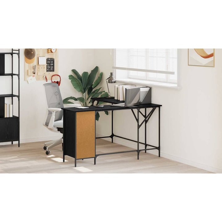 Bord Sort eg 141 x 141 x 75 cm Konstrueret træ
