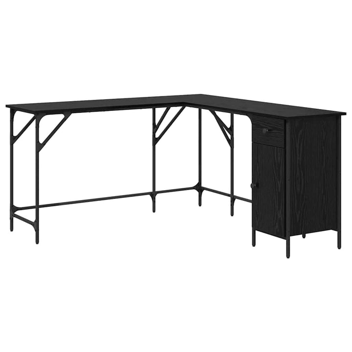 Bord Sort eg 141 x 141 x 75 cm Konstrueret træ