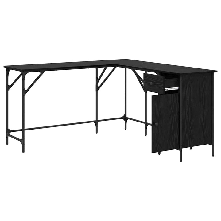 Bord Sort eg 141 x 141 x 75 cm Konstrueret træ