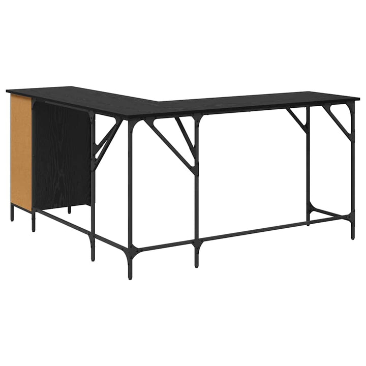 Bord Sort eg 141 x 141 x 75 cm Konstrueret træ