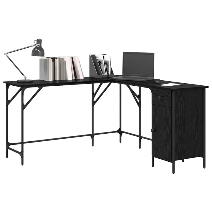 Bord Sort eg 141 x 141 x 75 cm Konstrueret træ