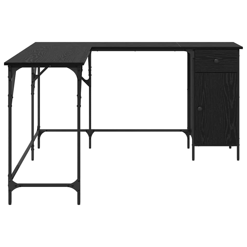 Bord Sort eg 141 x 141 x 75 cm Konstrueret træ