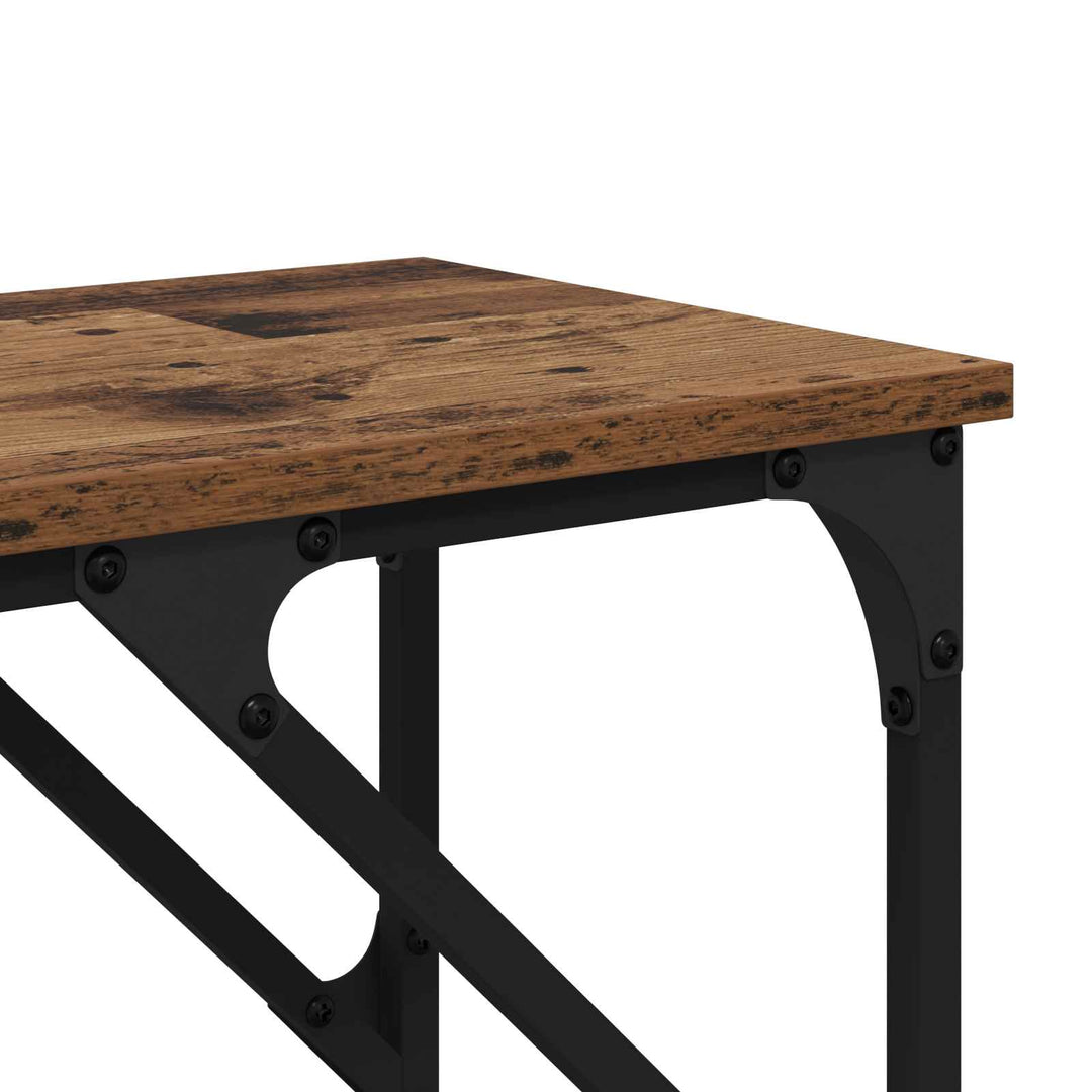 Konsolbord Gammelt træ 180 x 30 x 75 cm Konstrueret træ