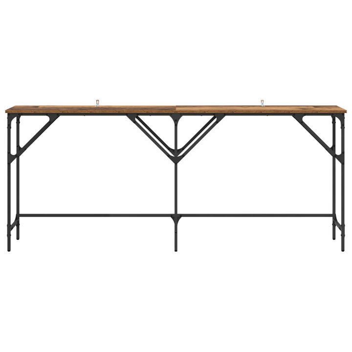 Konsolbord Gammelt træ 180 x 30 x 75 cm Konstrueret træ