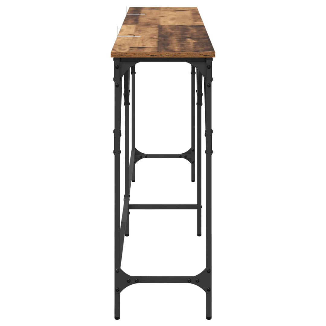 Konsolbord Gammelt træ 180 x 30 x 75 cm Konstrueret træ