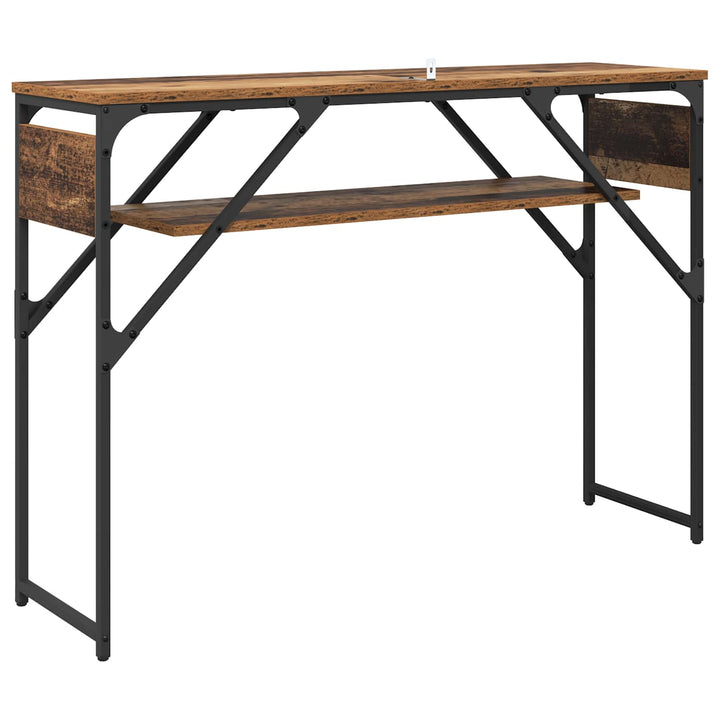Konsolbord Gammelt træ 105x30x75cm Konstrueret træ