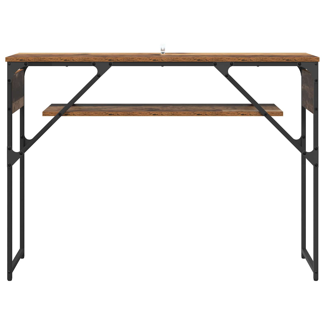 Konsolbord Gammelt træ Konstrueret træ 105x30x75cm