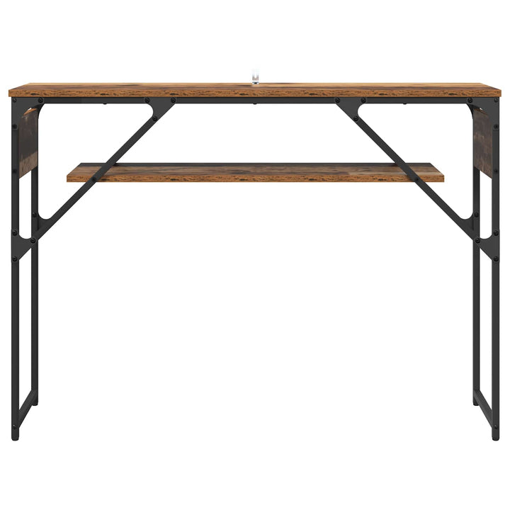 Konsolbord Gammelt træ Konstrueret træ 105x30x75cm