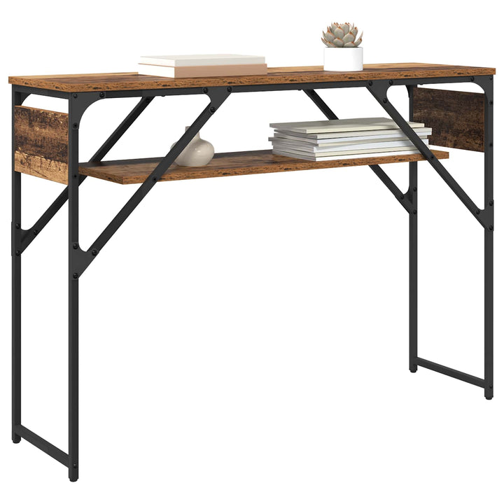 Konsolbord Gammelt træ 105x30x75cm Konstrueret træ