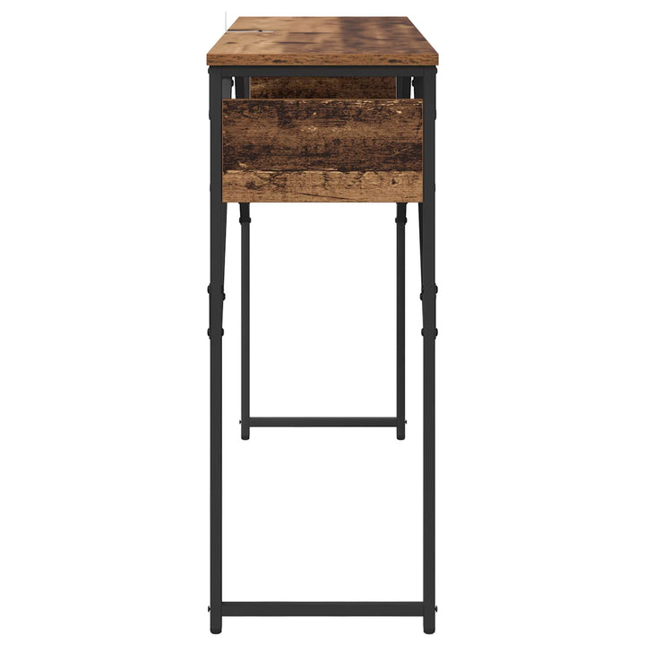 Konsolbord Gammelt træ Konstrueret træ 105x30x75cm