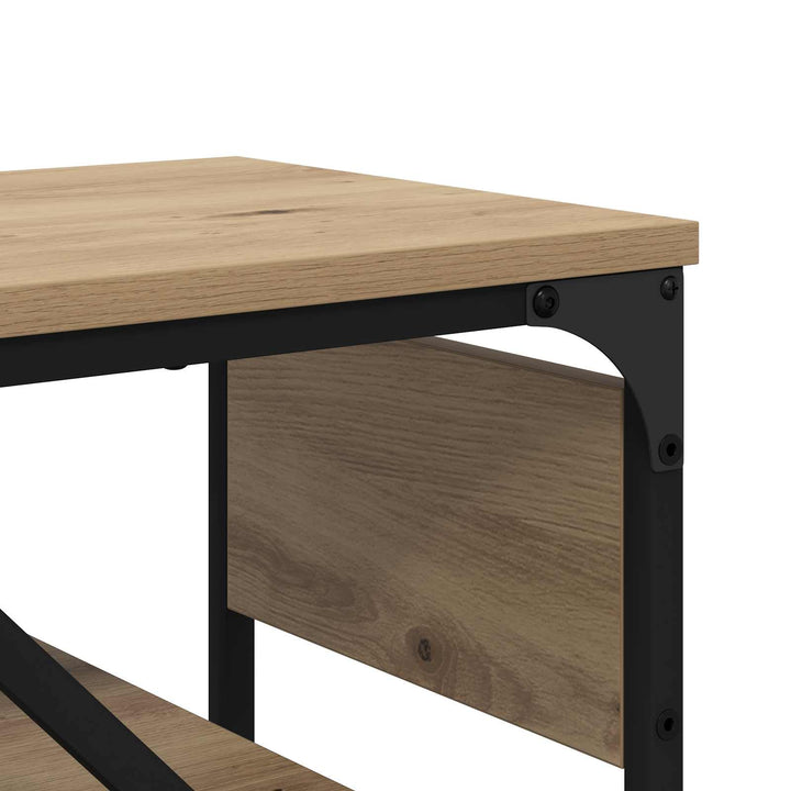 Konsolbord Artisan Egetræ Konstrueret træ 105x30x75cm