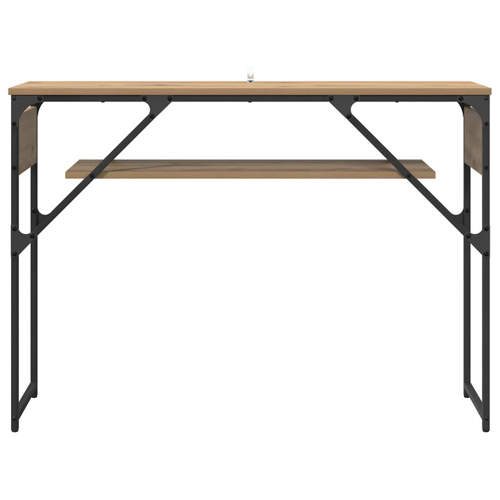 Konsolbord Artisan Egetræ 105x30x75cm Konstrueret træ