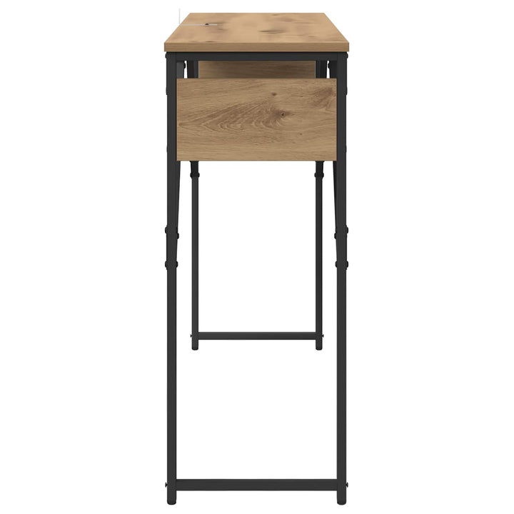 Konsolbord Artisan Egetræ 105x30x75cm Konstrueret træ