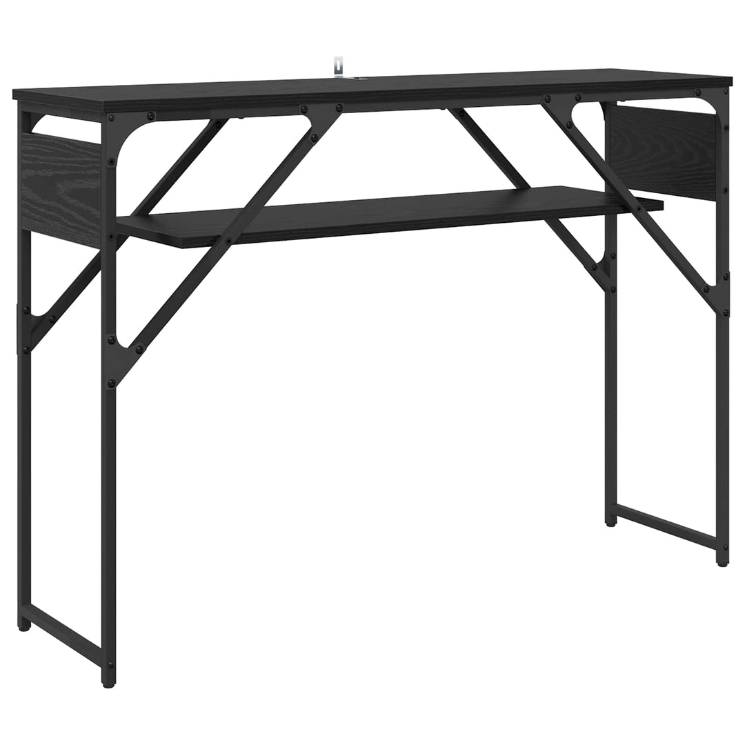Konsolbord Sort eg 105x30x75cm Konstrueret træ