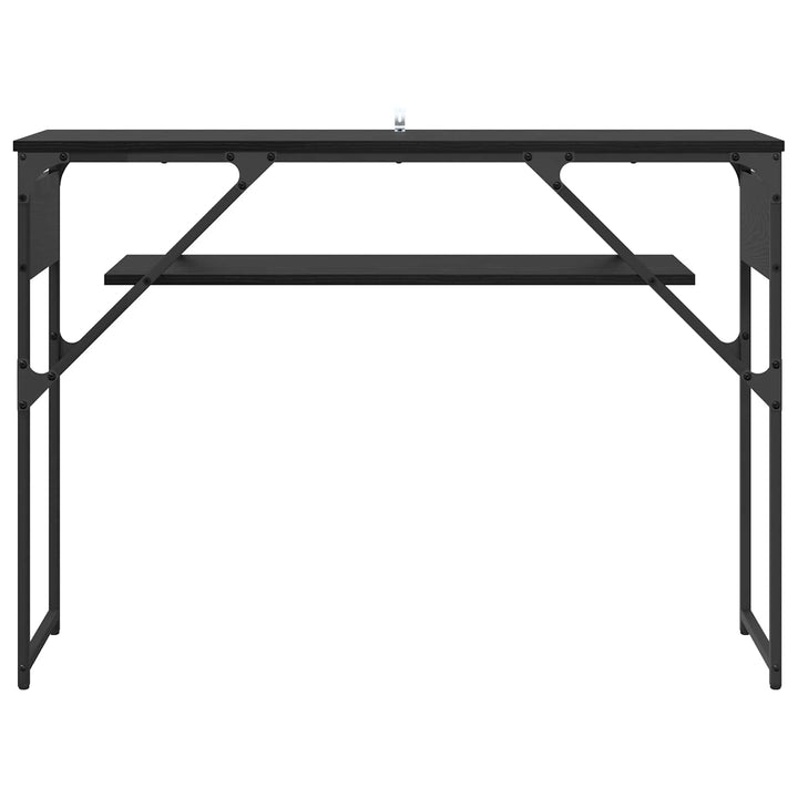 Konsolbord Sort eg 105x30x75cm Konstrueret træ