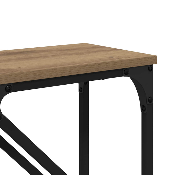 Konsolbord 2 stk. Artisan Egetræ 100 x 28 x 75 cm