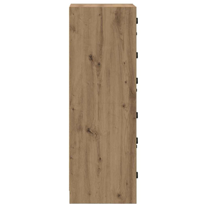 Highboard Artisan Egetræ 35 x 37 x 109 cm Konstrueret træ