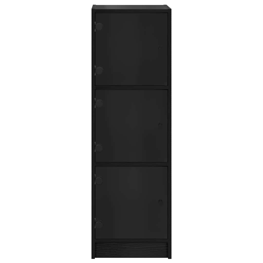 Highboard Sort eg 35 x 37 x 109 cm Konstrueret træ