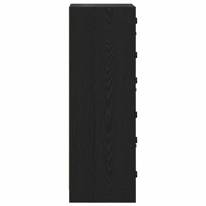 Highboard Sort eg 35 x 37 x 109 cm Konstrueret træ