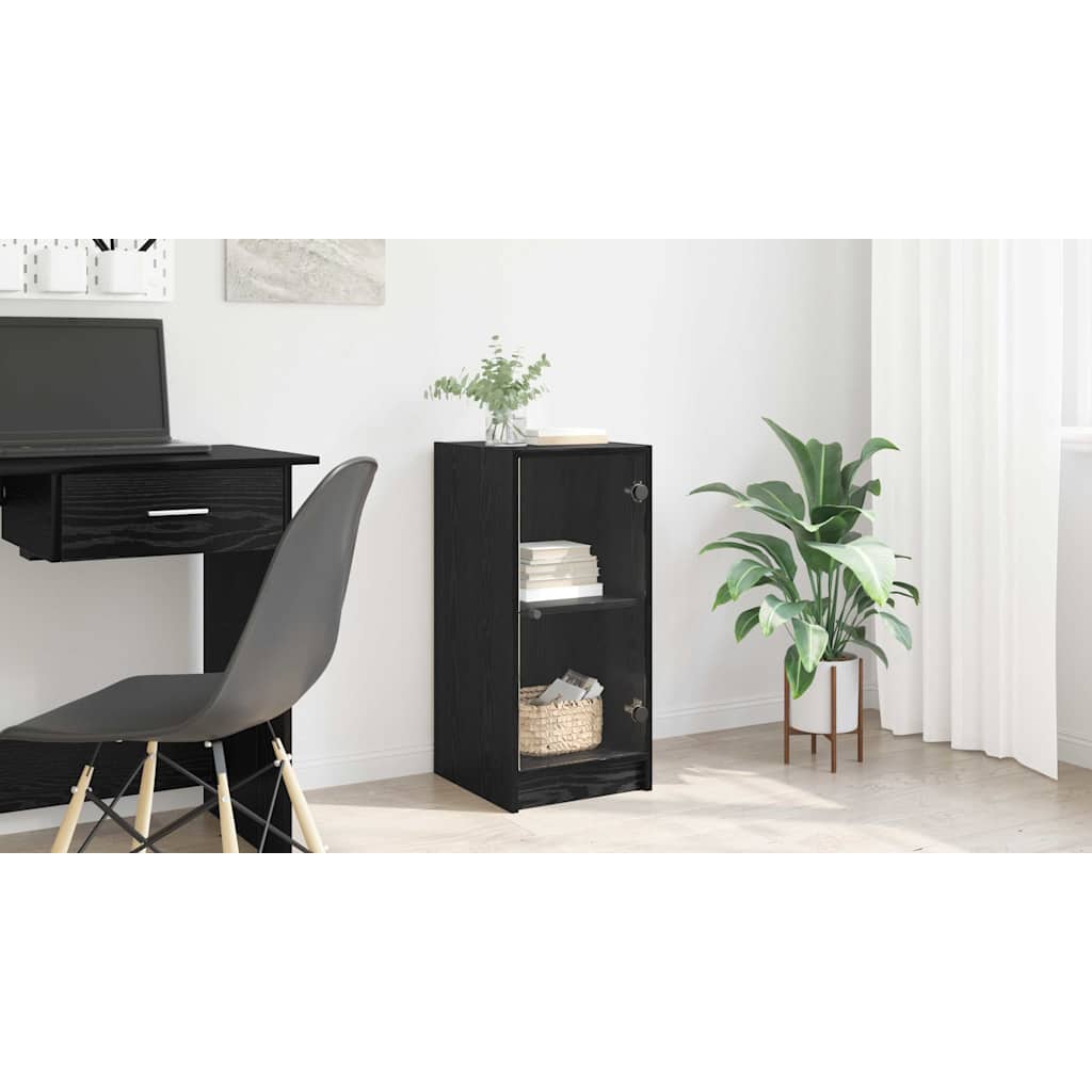 Sideboard Sort eg 35 x 37 x 76 cm Konstrueret træ