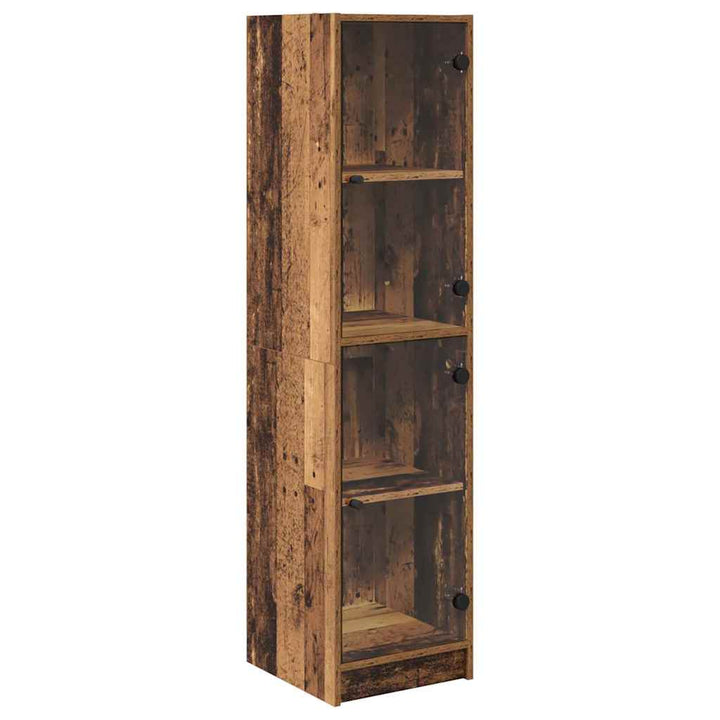 Highboard Gammelt træ 35 x 37 x 142 cm Konstrueret træ