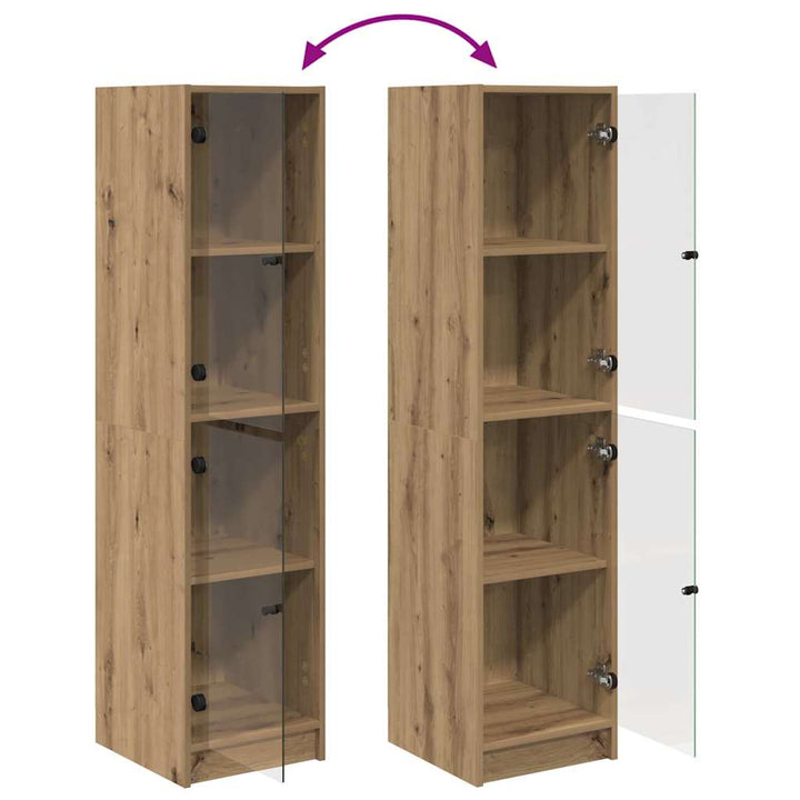 Highboard Artisan Egetræ 35 x 37 x 142 cm Konstrueret træ