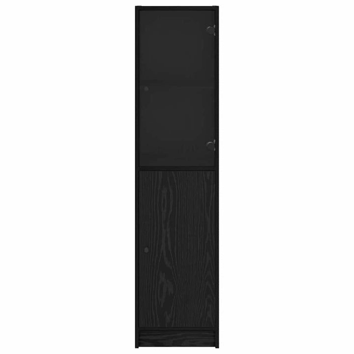 Highboard Sort eg 35 x 37 x 142 cm Konstrueret træ