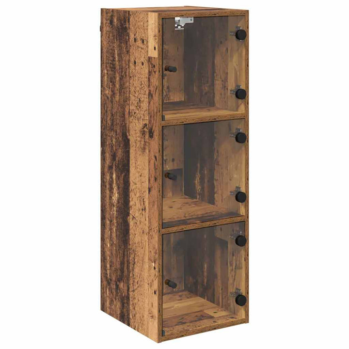 Vægskab Gammelt træ 35 x 37 x 102 cm Konstrueret træ