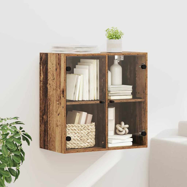 Vægskab 68 x 37 x 68,5 cm Konstrueret træ Gammelt træ