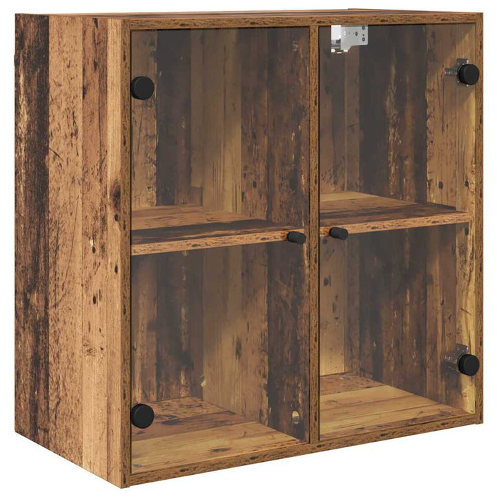 Vægskab 68 x 37 x 68,5 cm Konstrueret træ Gammelt træ