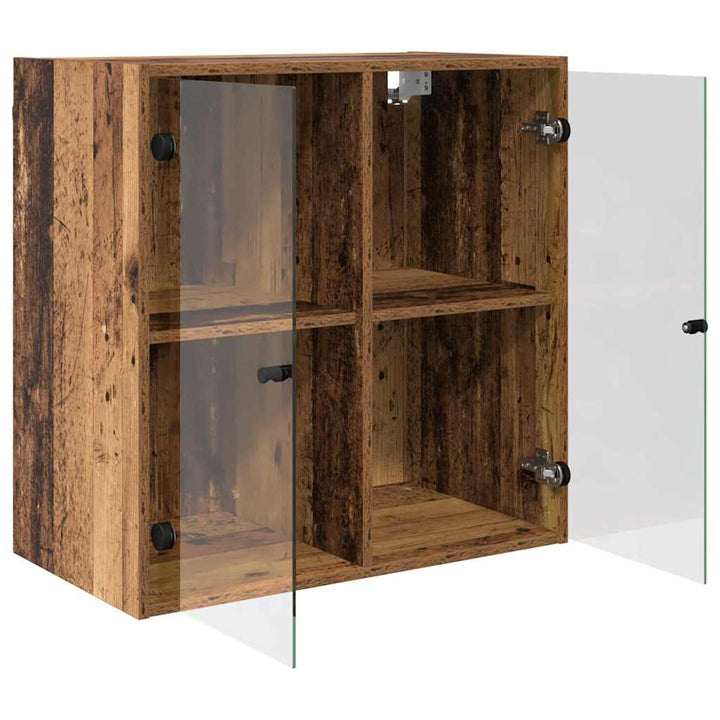 Vægskab 68 x 37 x 68,5 cm Konstrueret træ Gammelt træ