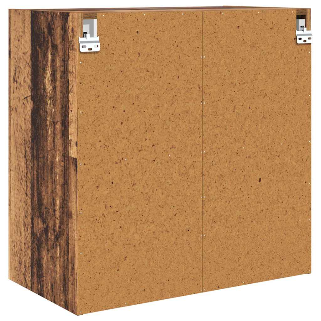 Vægskab 68 x 37 x 68,5 cm Konstrueret træ Gammelt træ