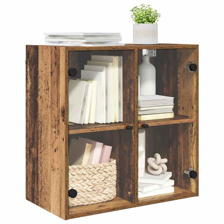 Vægskab 68 x 37 x 68,5 cm Konstrueret træ Gammelt træ