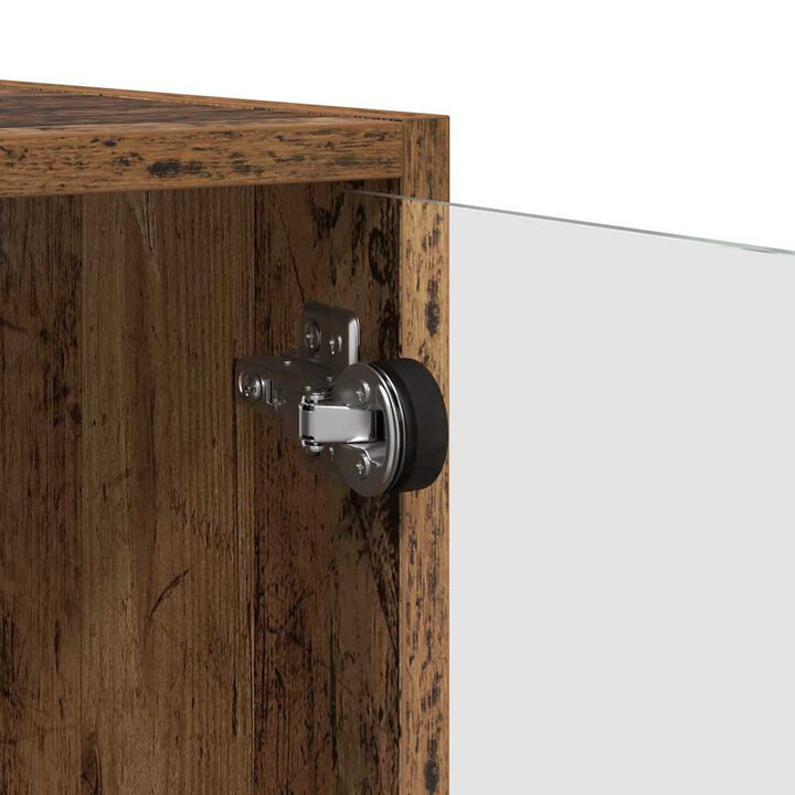 Vægskab Vægmonteret Gammelt træ 68 x 37 x 35 cm Konstrueret træ