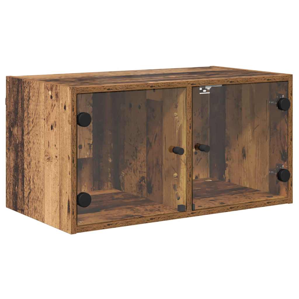 Vægskab Vægmonteret Gammelt træ 68 x 37 x 35 cm Konstrueret træ