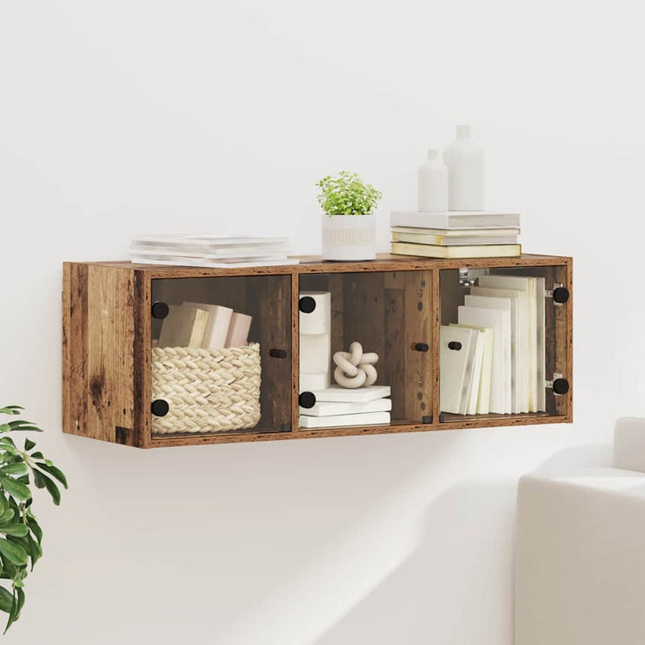 Vægskab Gammelt træ 102 x 37 x 35 cm Konstrueret træ