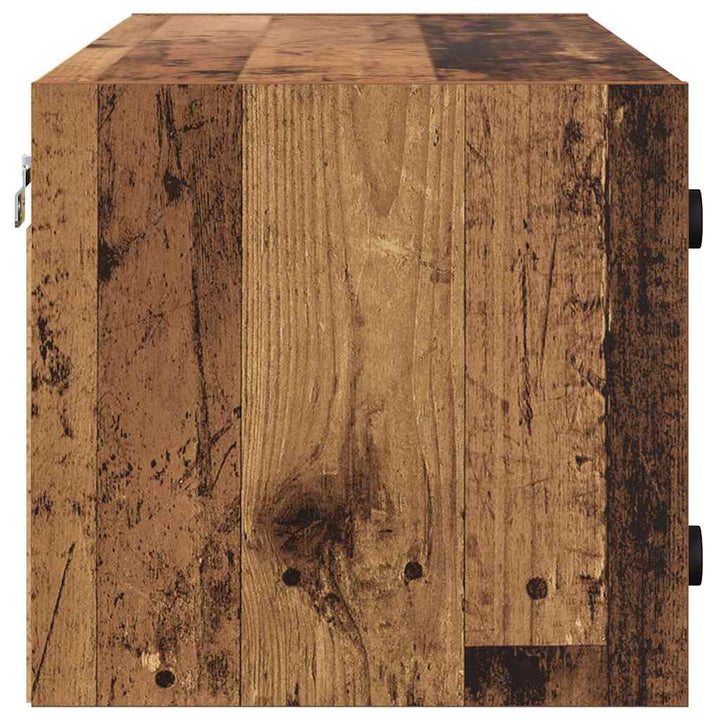 Vægskab Gammelt træ 102 x 37 x 35 cm Konstrueret træ
