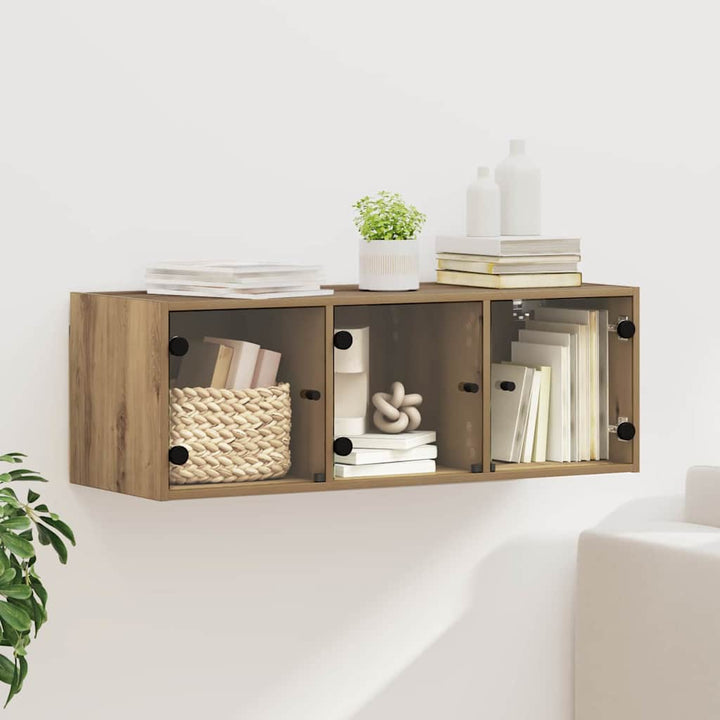 Vægskab 102 x 37 x 35 cm Konstrueret træ Artisan Egetræ