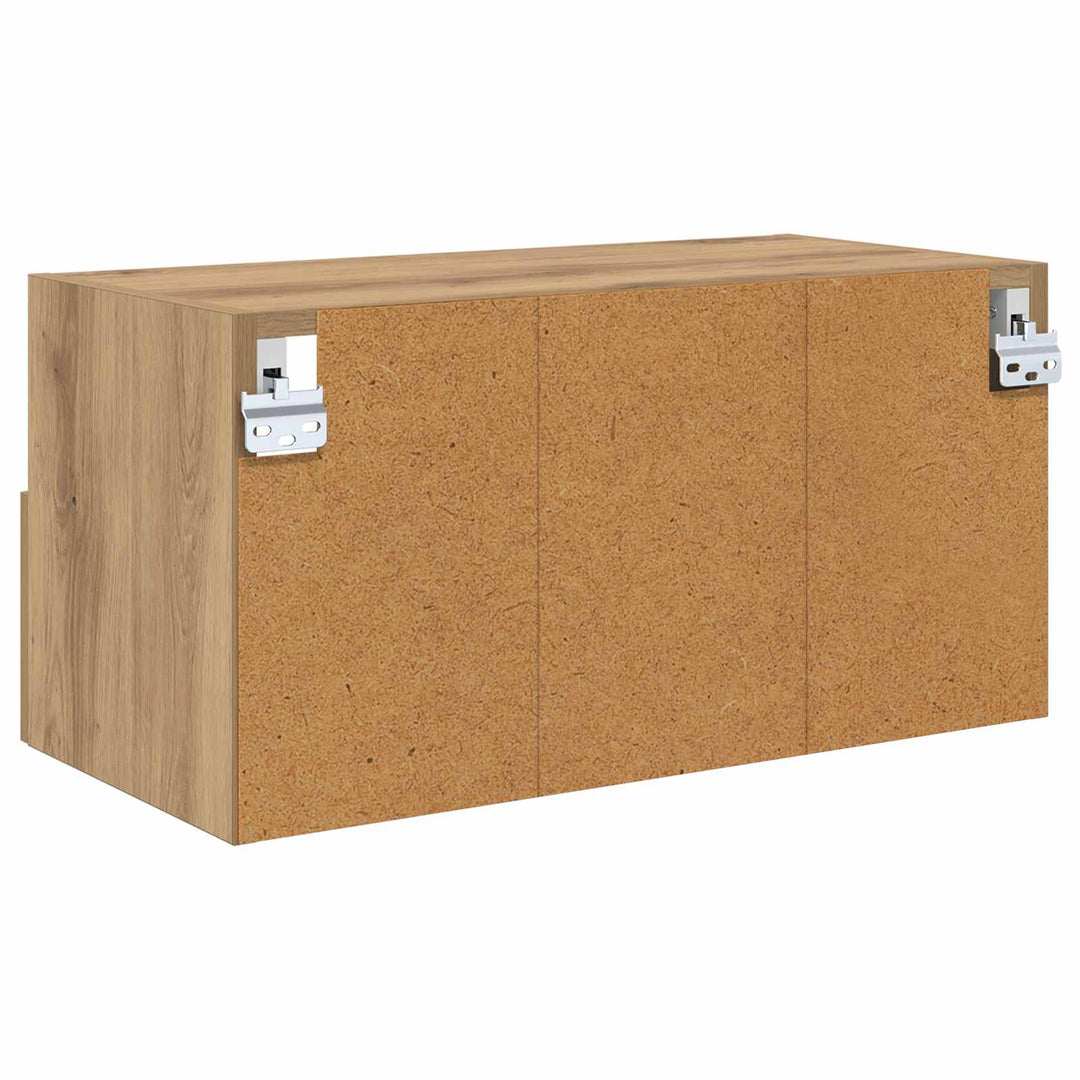 TV vægskab Artisan Egetræ 60 x 30 x 30 cm Konstrueret træ