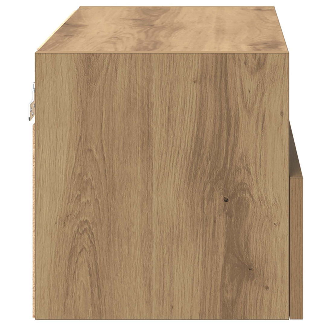 TV vægskab 60 x 30 x 30 cm Artisan Egetræ Konstrueret træ