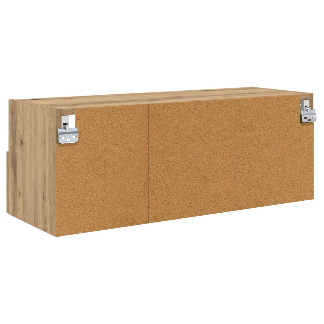 TV vægskab Artisan Egetræ 80 x 30 x 30 cm Konstrueret træ